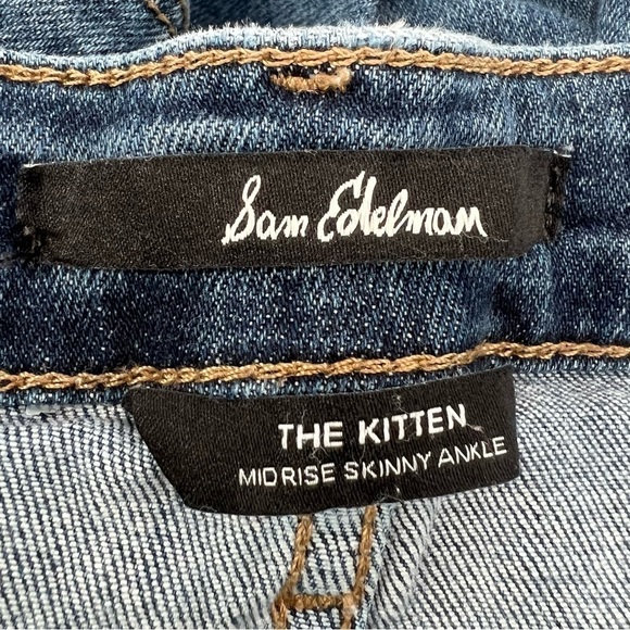 Sam Edelman The Kitten Mid Rise Skinny Ankle Jeans Size 8 Women’s - Picture 2 of 6